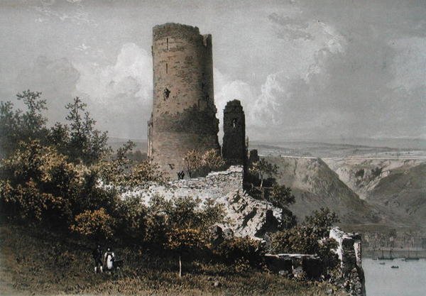 Macskatorony, Rajna-völgy alkotó: Eugene Ciceri