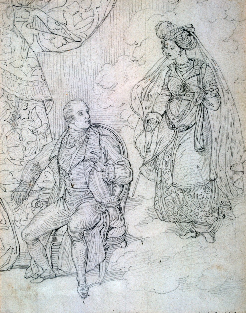 Cím nélkül, 1815-1865 alkotó: Eugene Deveria