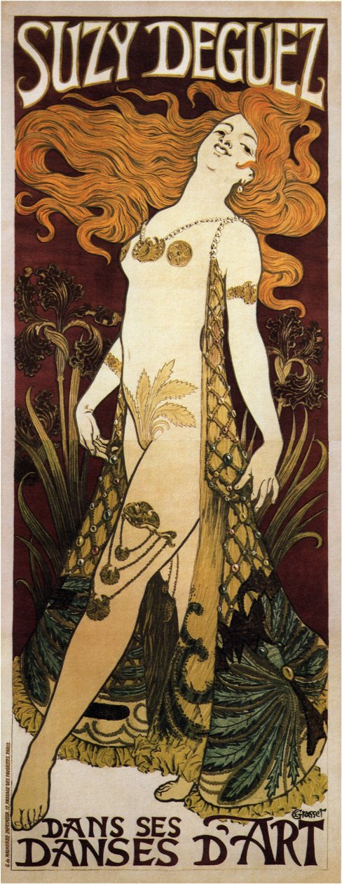 Suzy Deguez, 1905 alkotó: Eugene Grasset