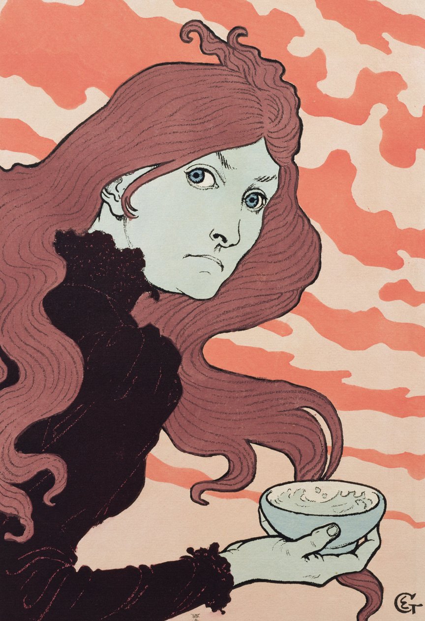 Vitriol dobó, 1894 alkotó: Eugene Grasset
