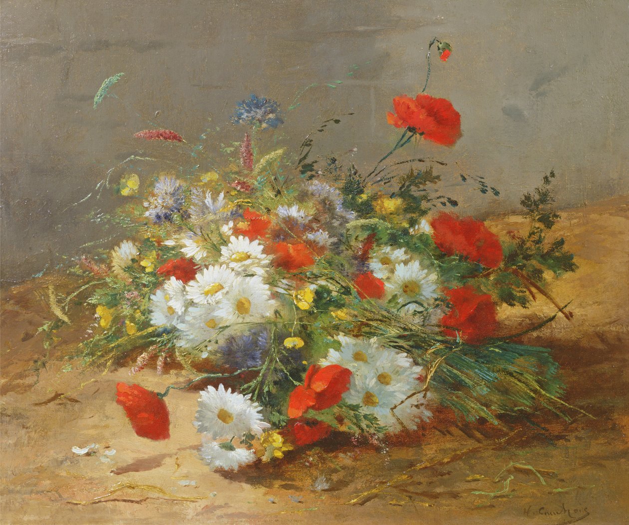 Virág tanulmány alkotó: Eugene Henri Cauchois
