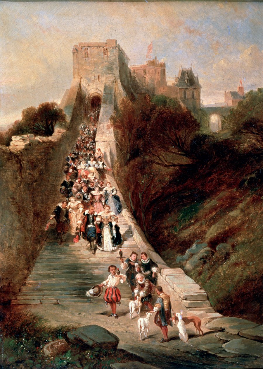 A vár elhagyása, XIX alkotó: Eugene Isabey