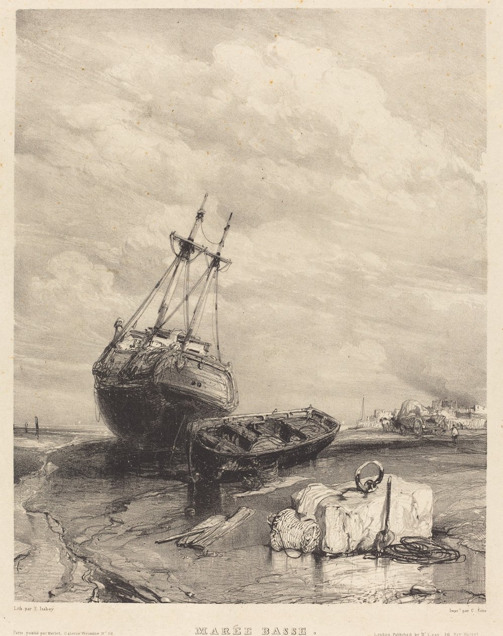 Apály alkotó: Eugene Isabey
