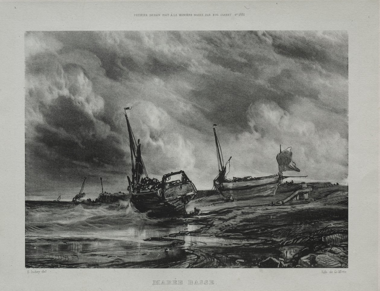 Apály, 1831. alkotó: Eugene Isabey