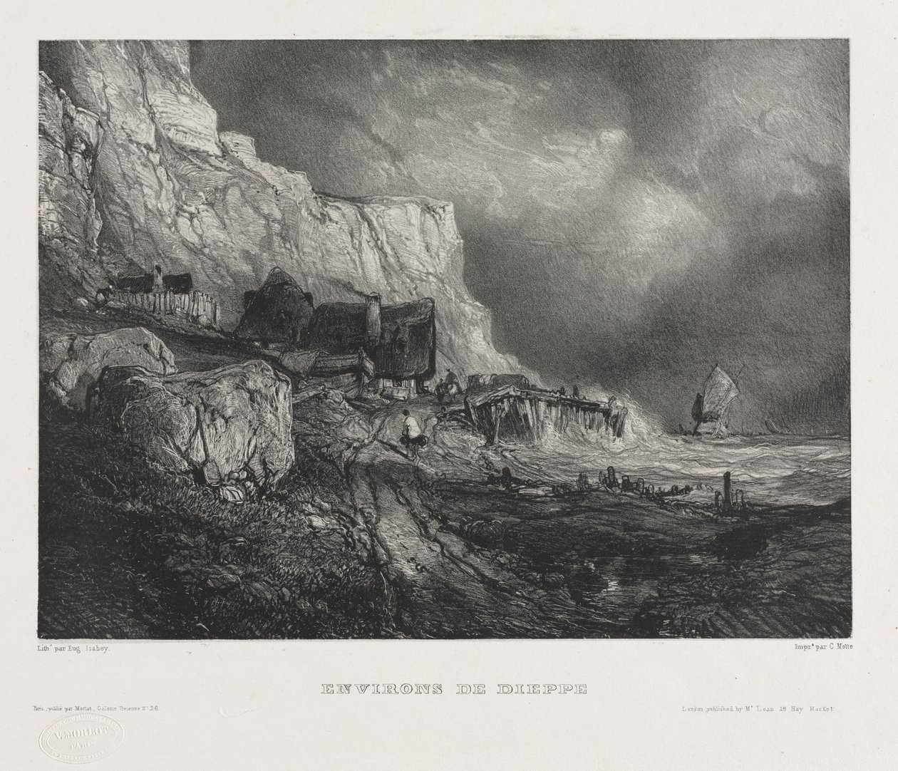 Hat tengerészgyalogos, 1833. alkotó: Eugene Isabey