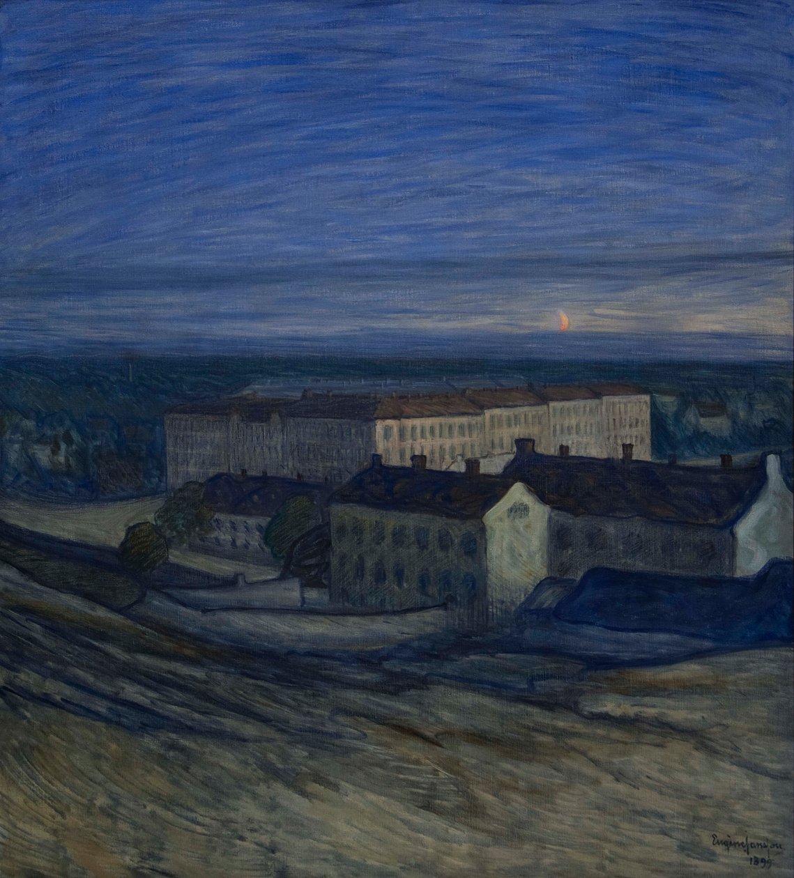 Külváros alkotó: Eugène Jansson