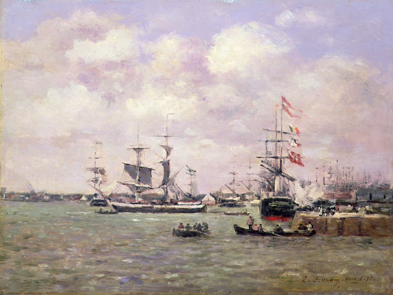 Antwerpen alkotó: Eugene Louis Boudin