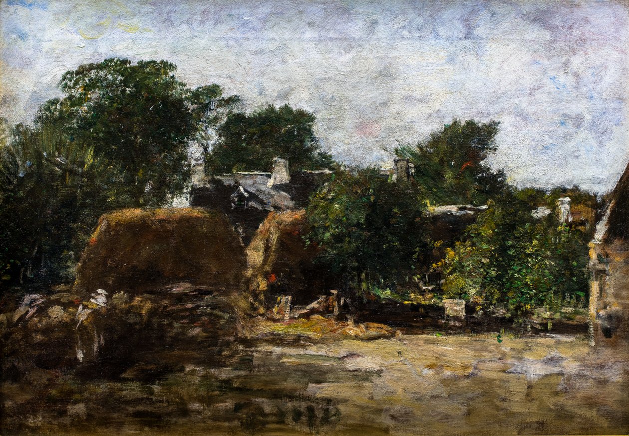 Farmyard alkotó: Eugene Louis Boudin