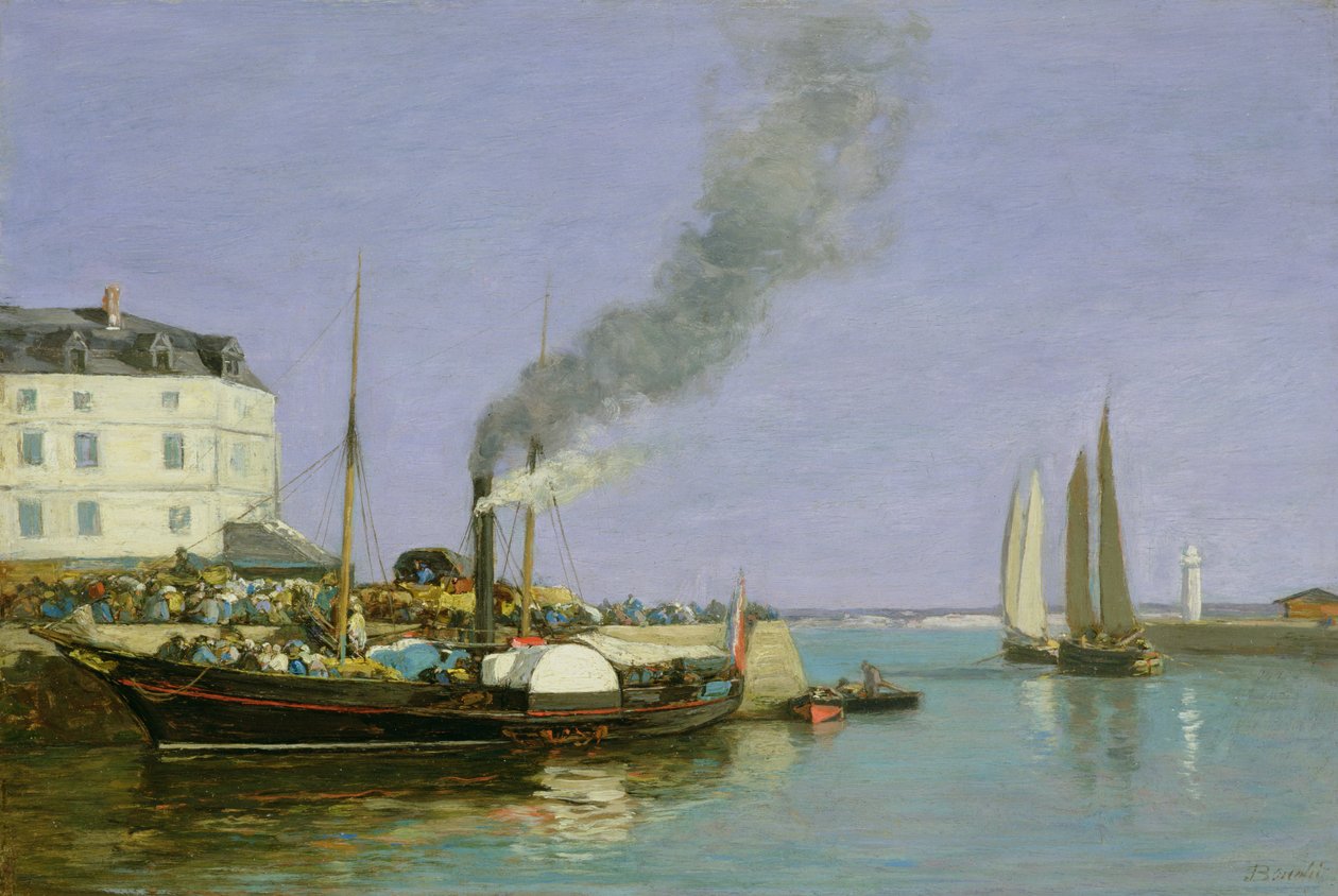 Honfleur, 1854-57 alkotó: Eugene Louis Boudin