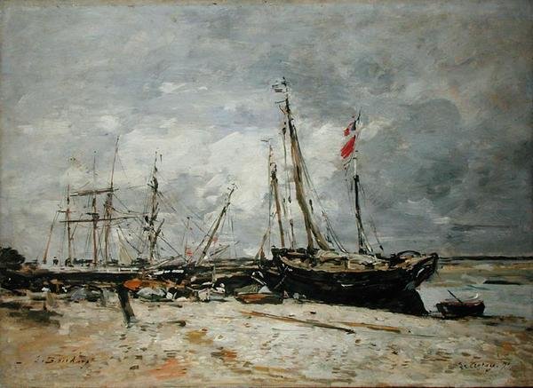 Le Crotoy alkotó: Eugene Louis Boudin