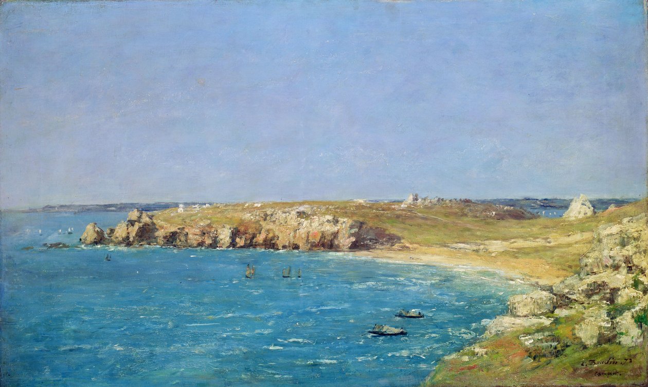 Tengeri tájkép alkotó: Eugene Louis Boudin