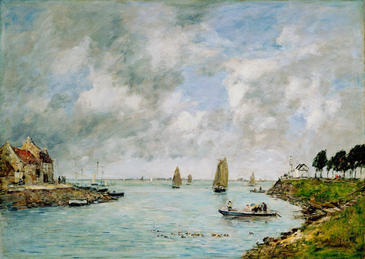 St. Valery-sur-Somme alkotó: Eugene Louis Boudin