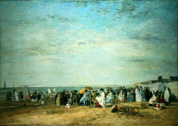 A strand alkotó: Eugene Louis Boudin