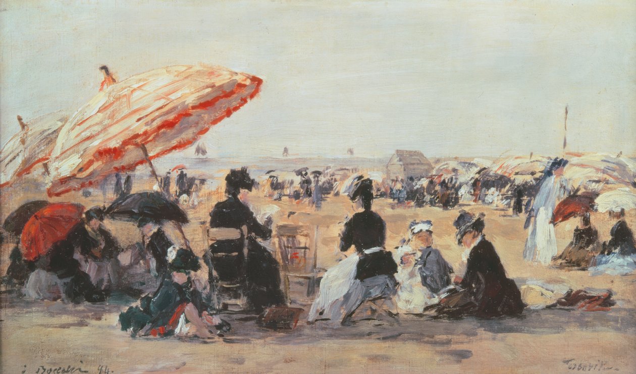 A strand alkotó: Eugene Louis Boudin