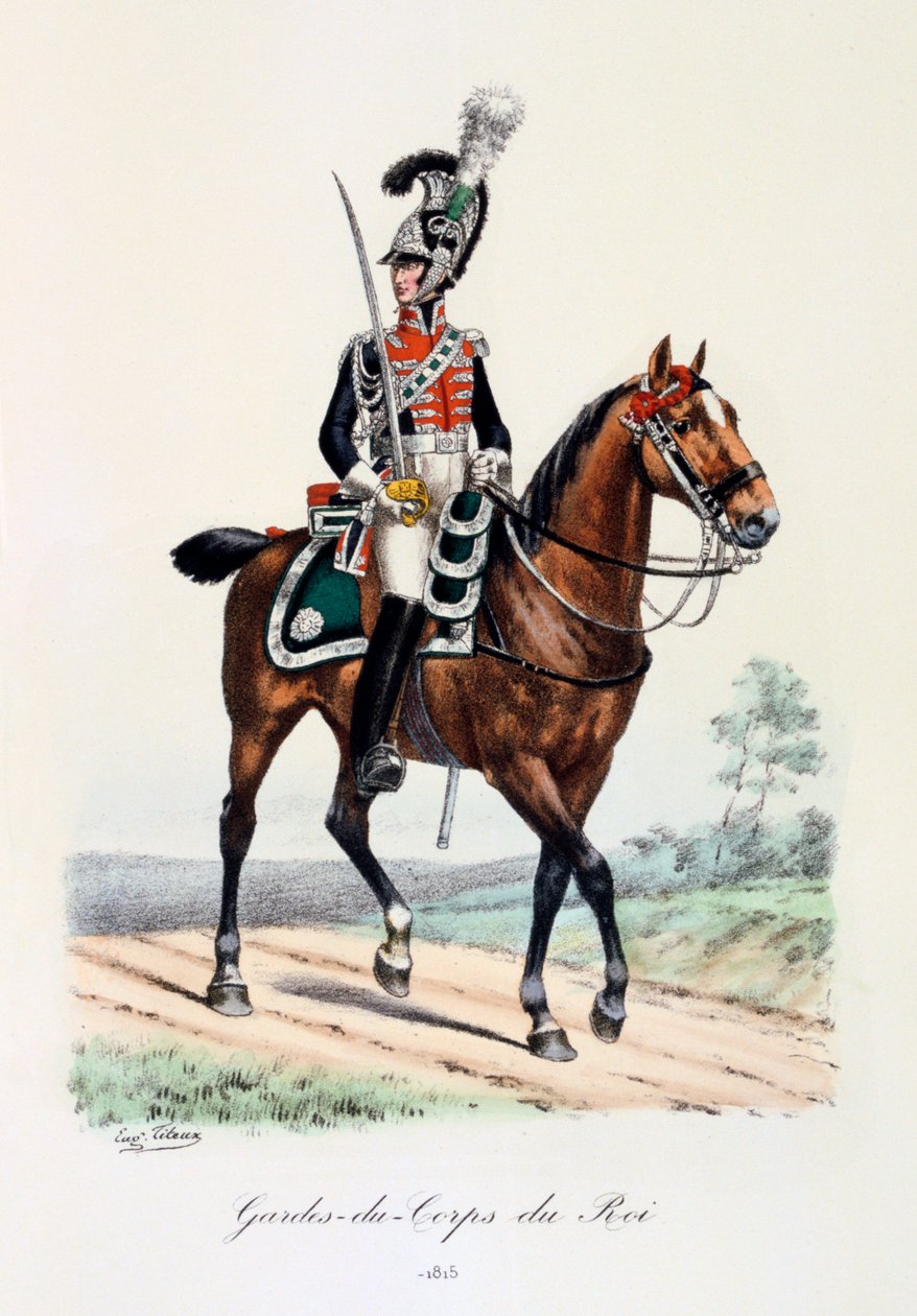 A király testőrsége, 1815 alkotó: Eugene Titeux