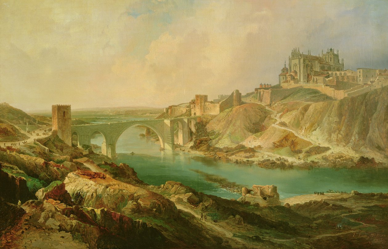 Toledo látképe, 1854 alkotó: Eugenio Lucas y Padilla