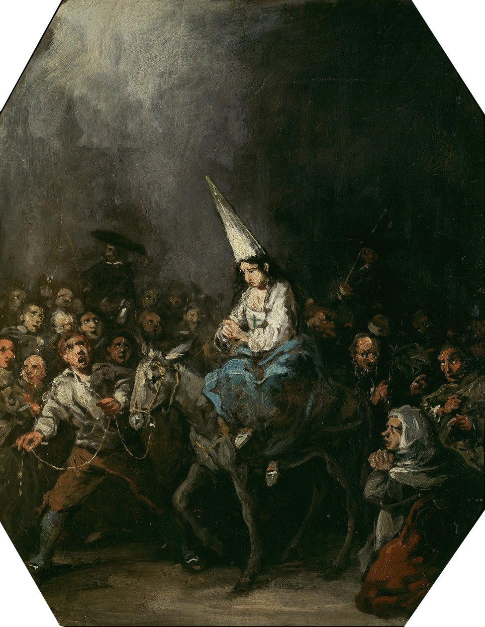 Az inkvizíció elítélte, 1860 körül alkotó: Eugenio Lucas Velázquez
