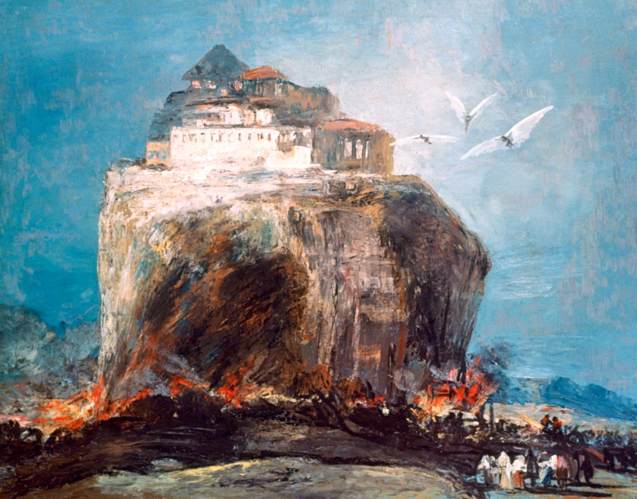 Város a sziklán, 1878-1918 alkotó: Eugenio Lucas Villamil