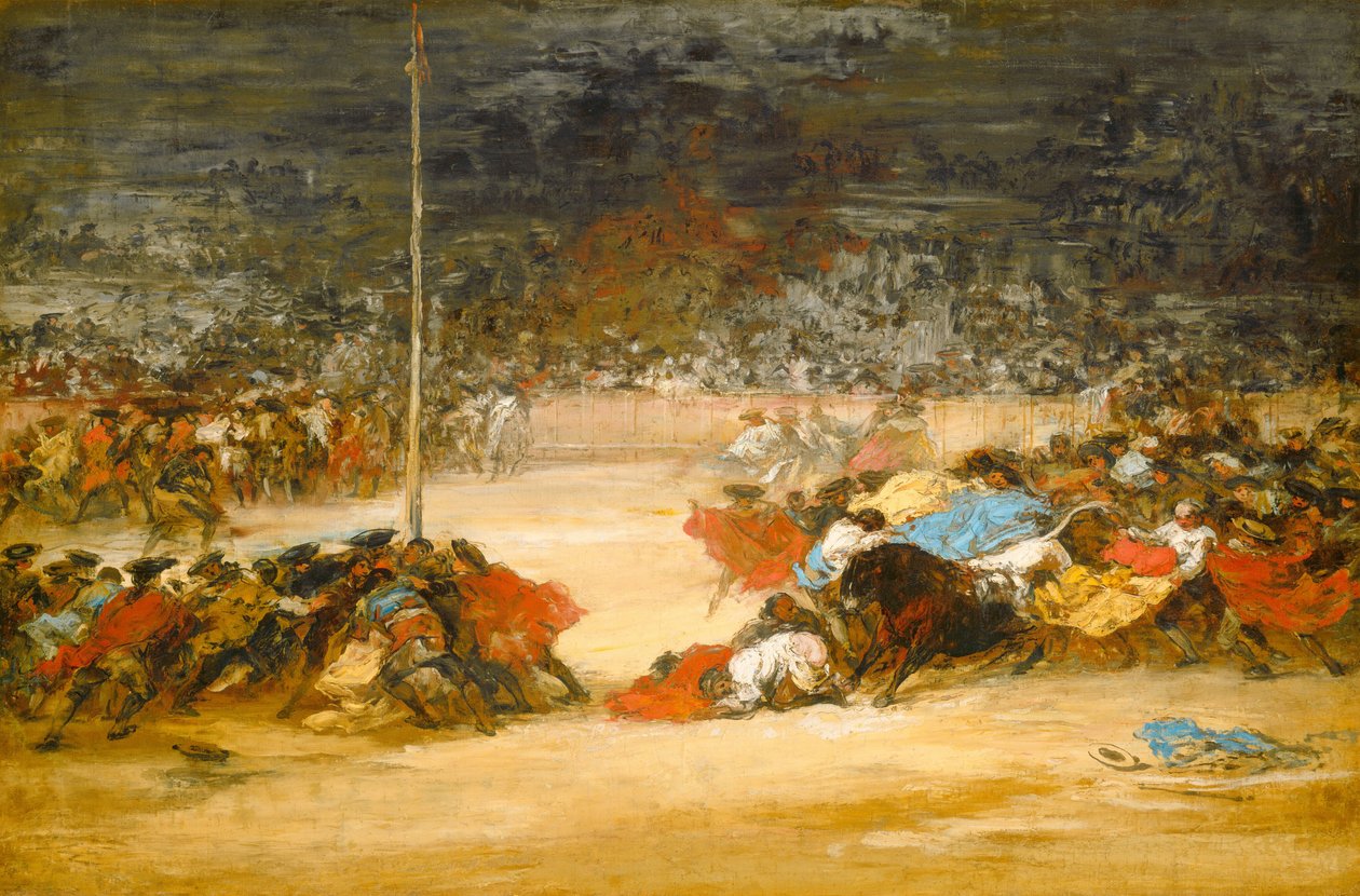 A bikaviadal c. 18901900. alkotó: Eugenio Lucas Villamil