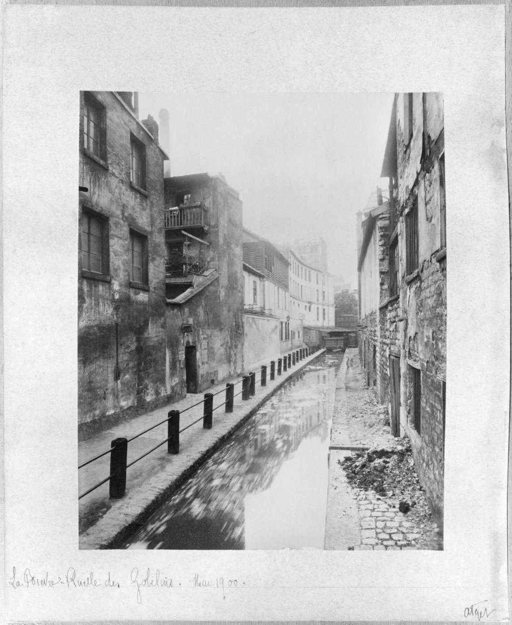 The Bievre, Ruelle des Gobelins, Párizs, 1900. május alkotó: Eugène Atget