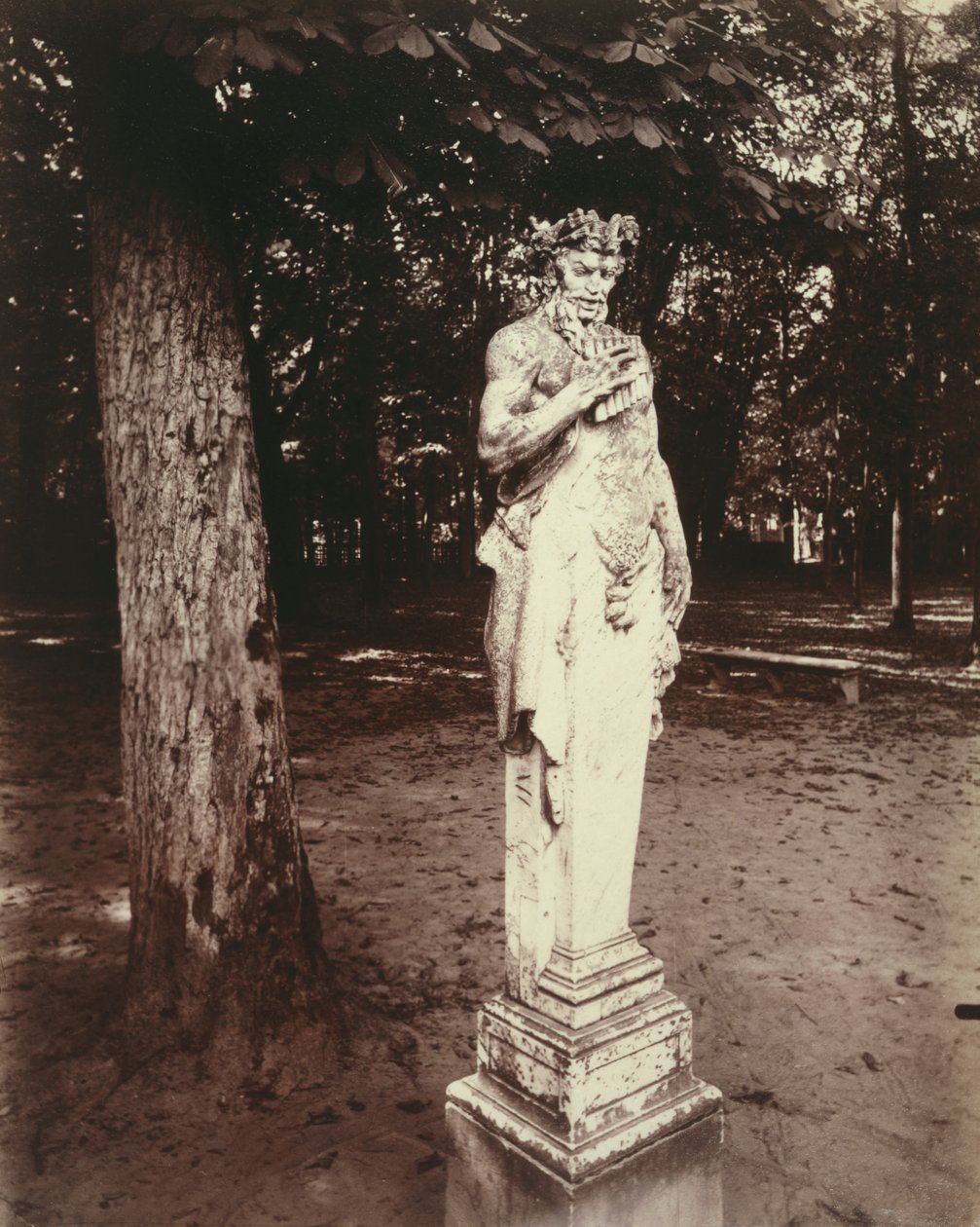 Versailles-Faun alkotó: Eugène Atget