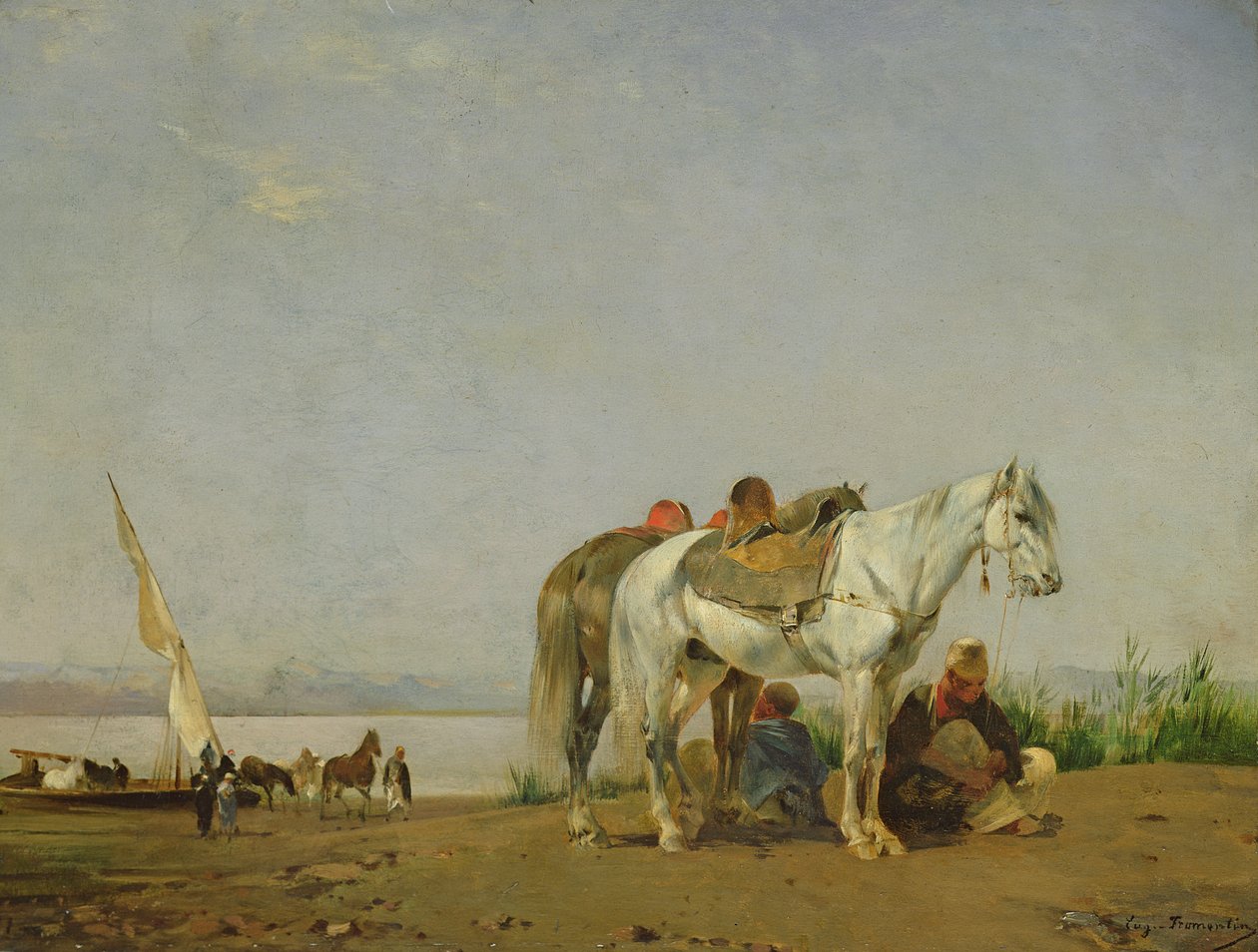 A Nílus partján, 1871 alkotó: Eugène Fromentin