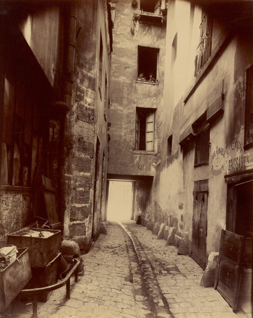 Vieille Cour, 22 rue Quincampoix alkotó: Eugène Atget