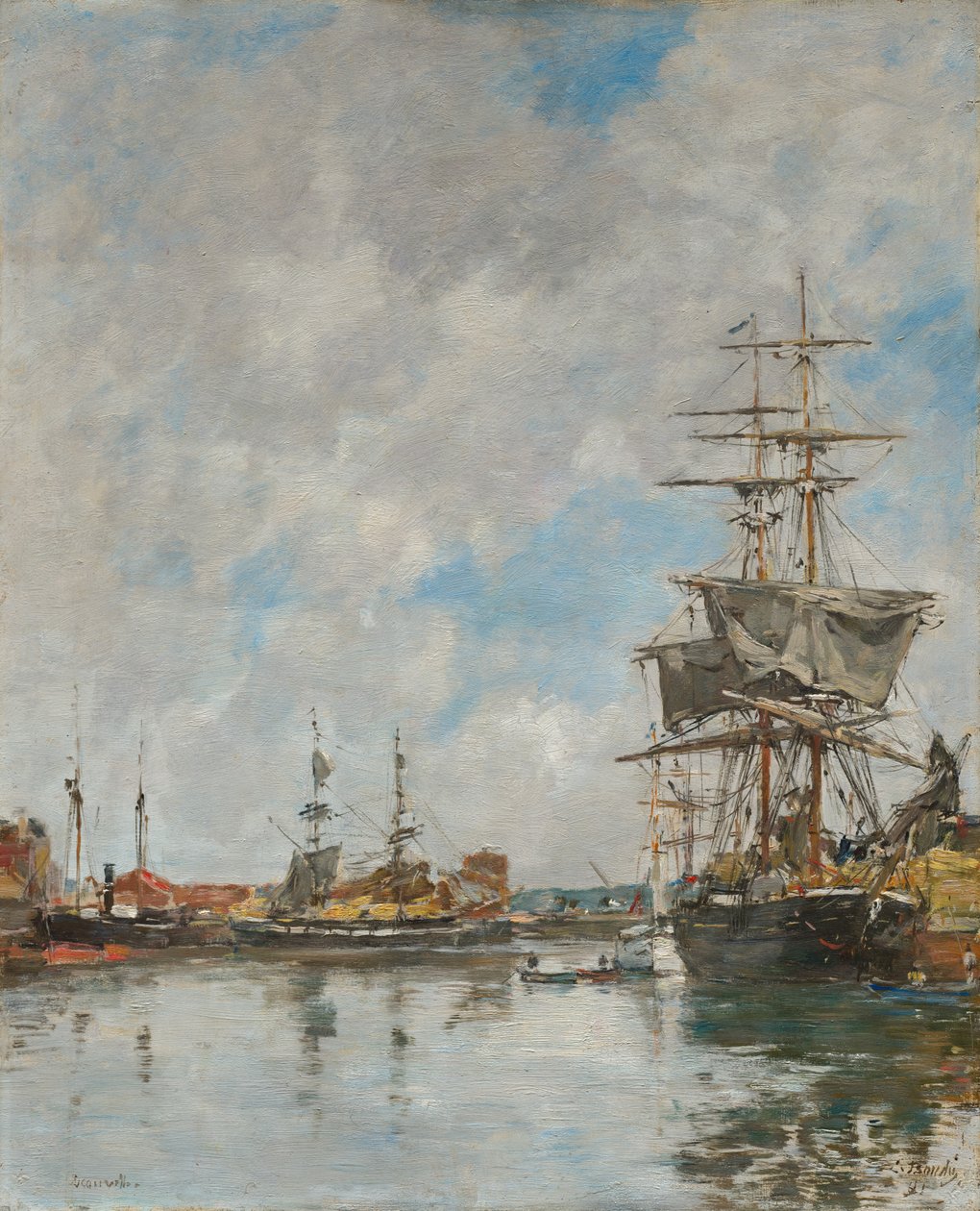 Deauville dokkja alkotó: Eugène Boudin