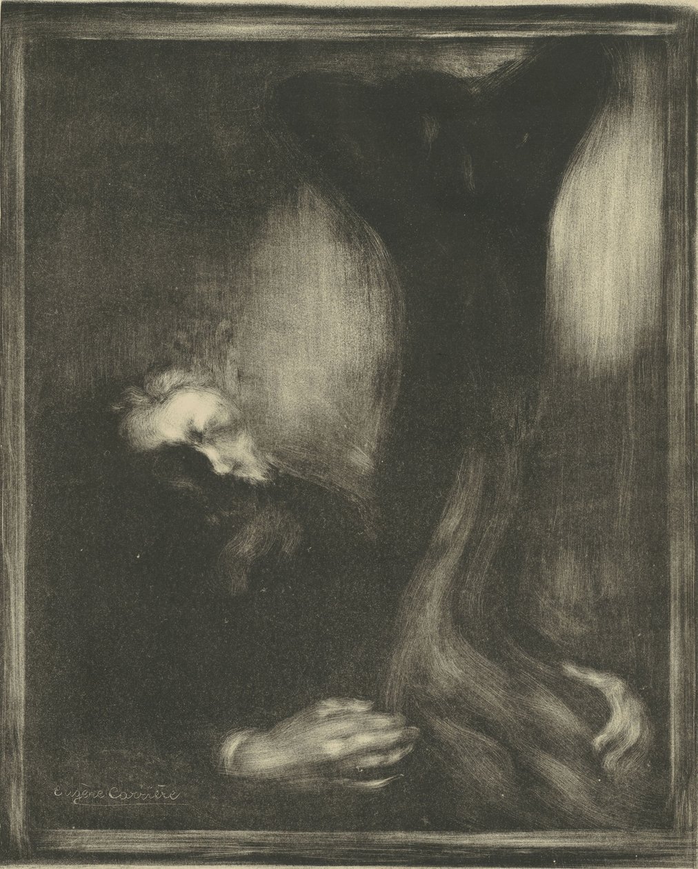 Auguste Rodin, 1900. alkotó: Eugène Carrière