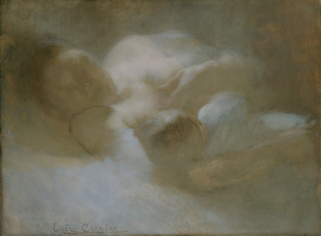 „Maternity”, 1880-as évek alkotó: Eugène Carrière