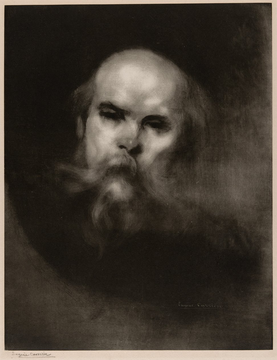 Paul Verlaine portréja alkotó: Eugène Carrière