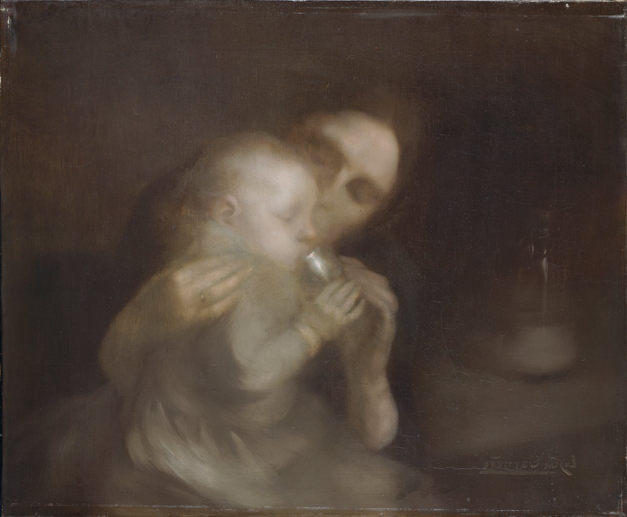 „A bádogbögre”, c1888 alkotó: Eugène Carrière