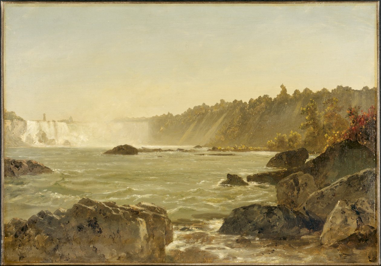 Kilátás a Niagara-vízesésre alkotó: Eugène Colliau