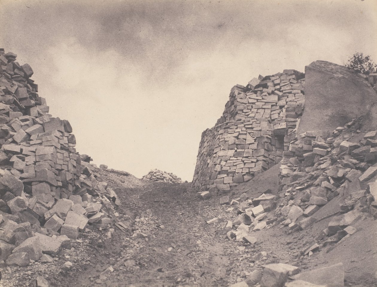 Kőbánya Les Sables de Macherinben, 1863. alkotó: Eugène Cuvelier