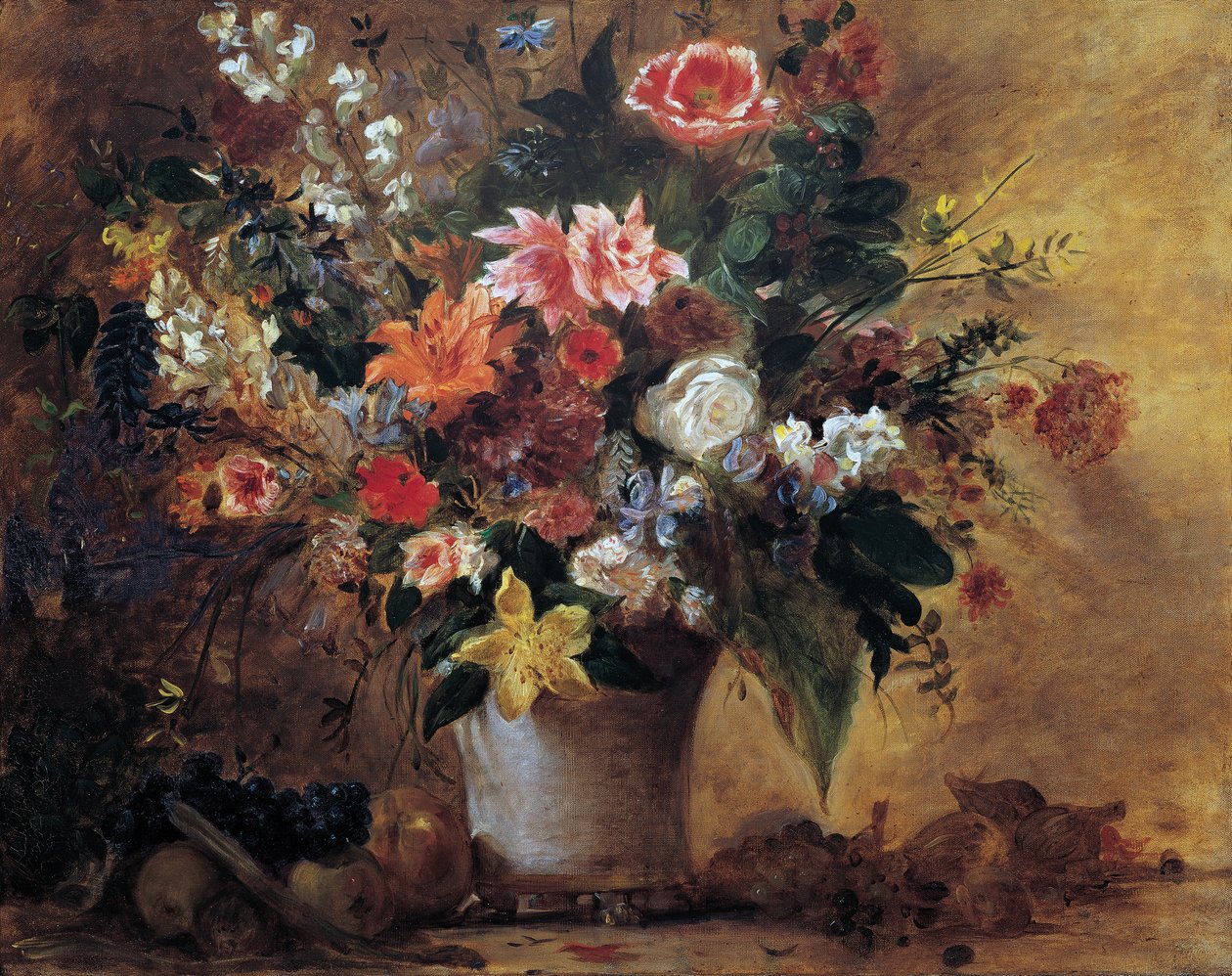 virágcsendélet alkotó: Eugène Delacroix