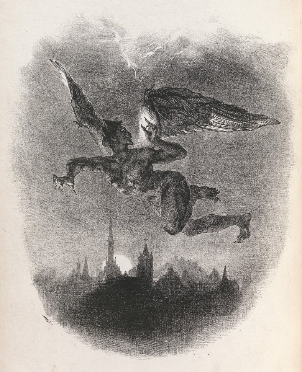 Faust, 1828., 1828. alkotó: Eugène Delacroix
