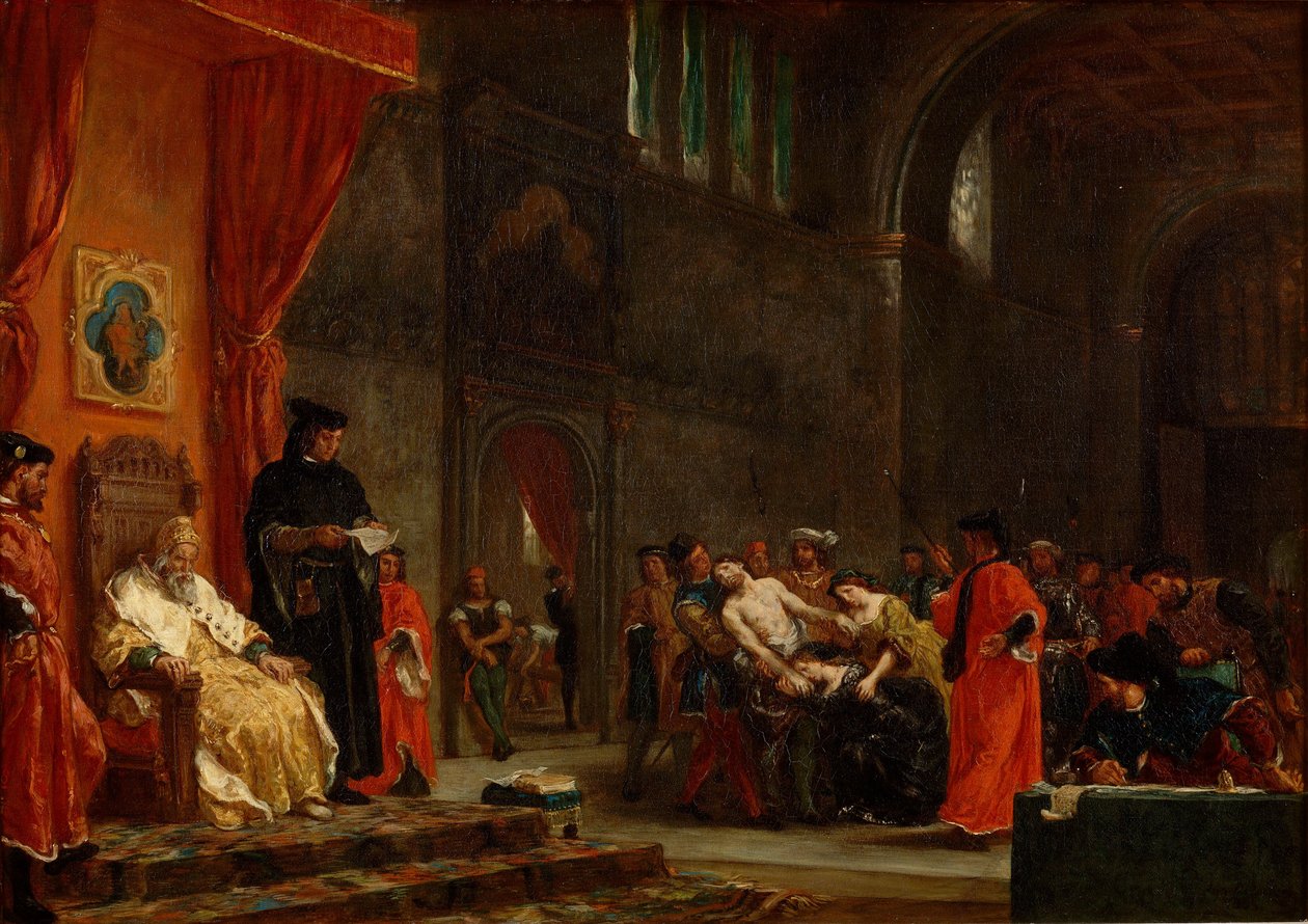 A két Foscari alkotó: Eugène Delacroix
