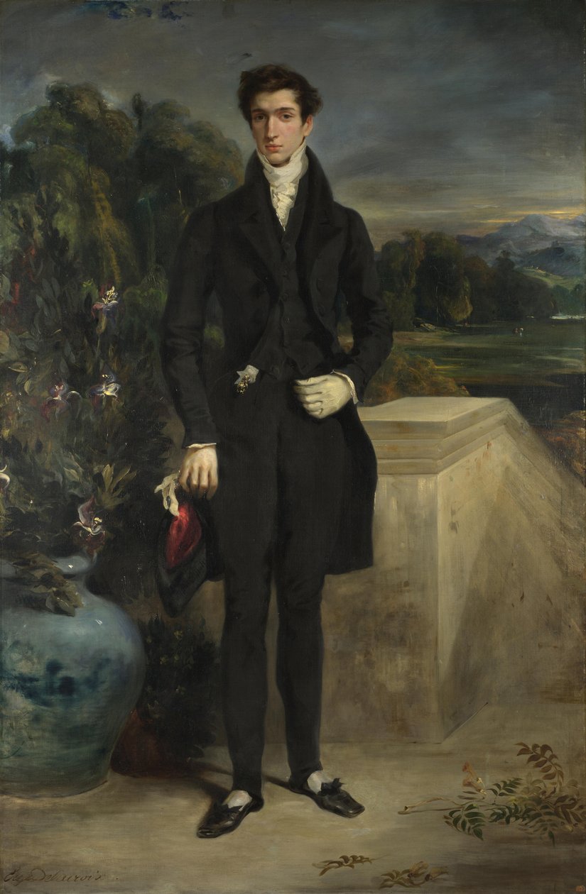 Louis-Auguste Schwiter portréja, 1826-1829. alkotó: Eugène Delacroix