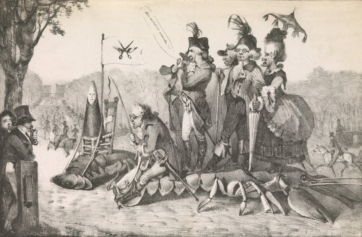 A rák Longchampsban, 1822., 1822. alkotó: Eugène Delacroix