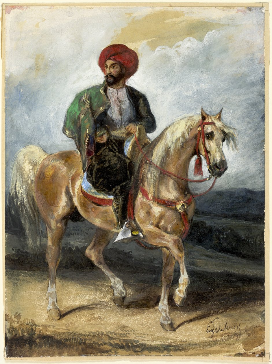 A török lovas alkotó: Eugène Delacroix