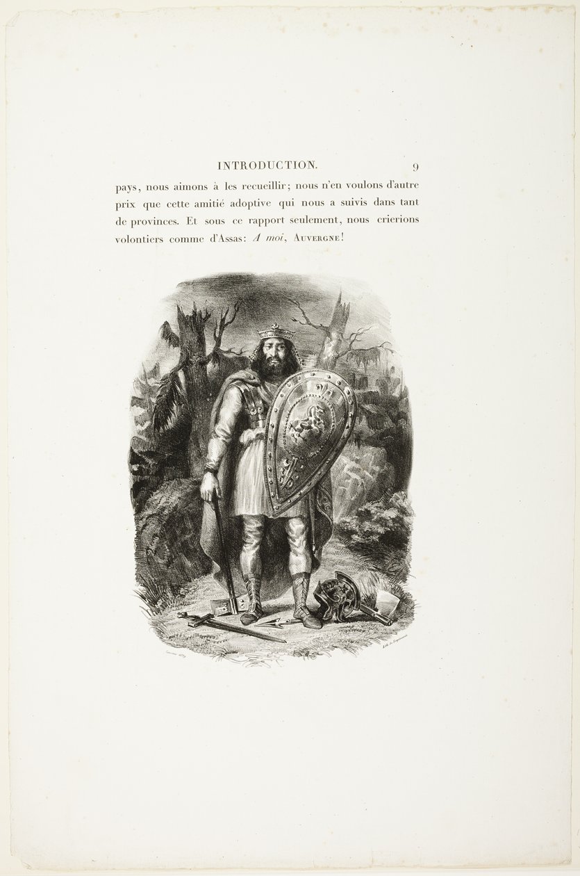 Vercingétorix alkotó: Eugène Delacroix