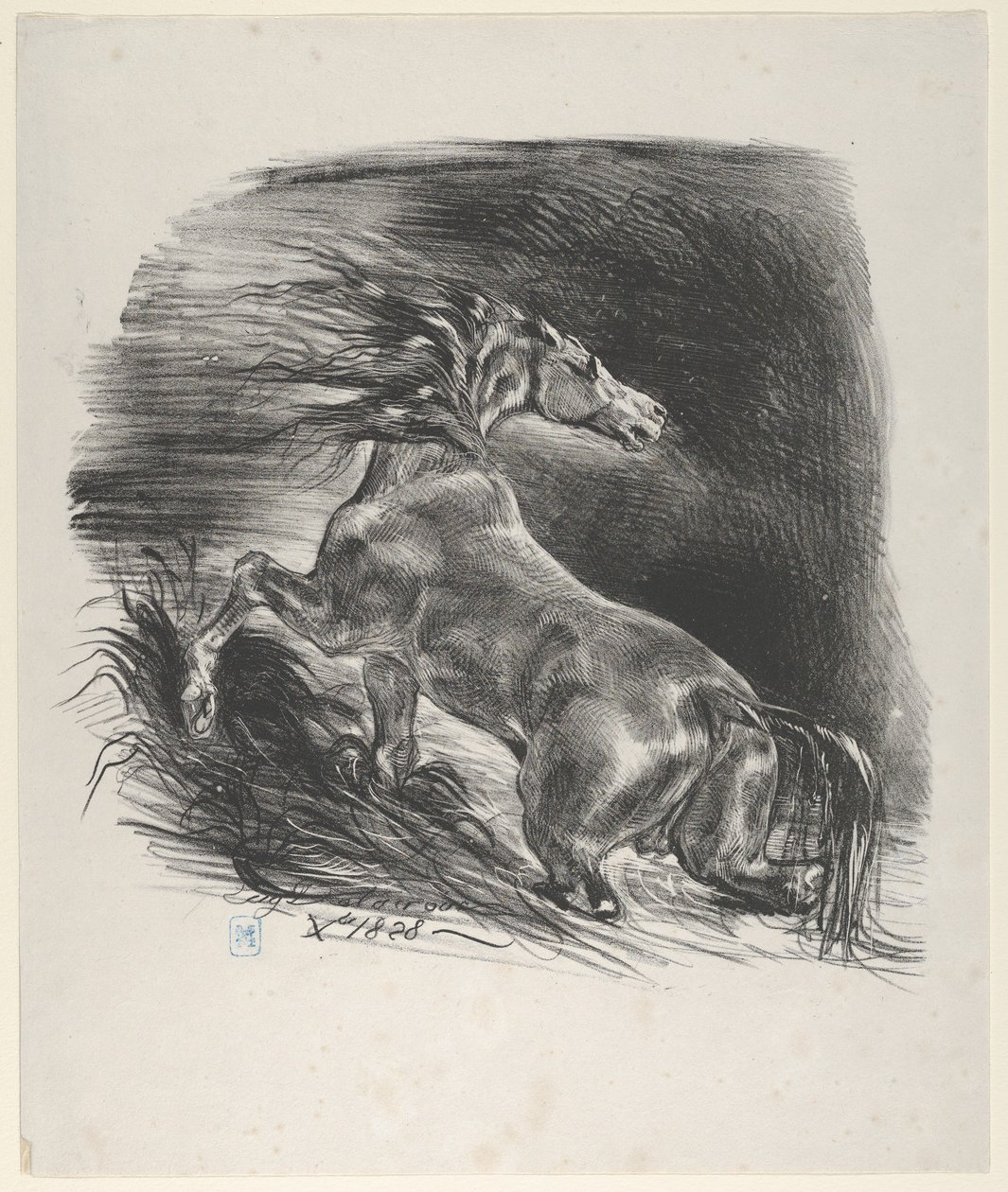 Vadló, 1828., 1828. alkotó: Eugène Delacroix