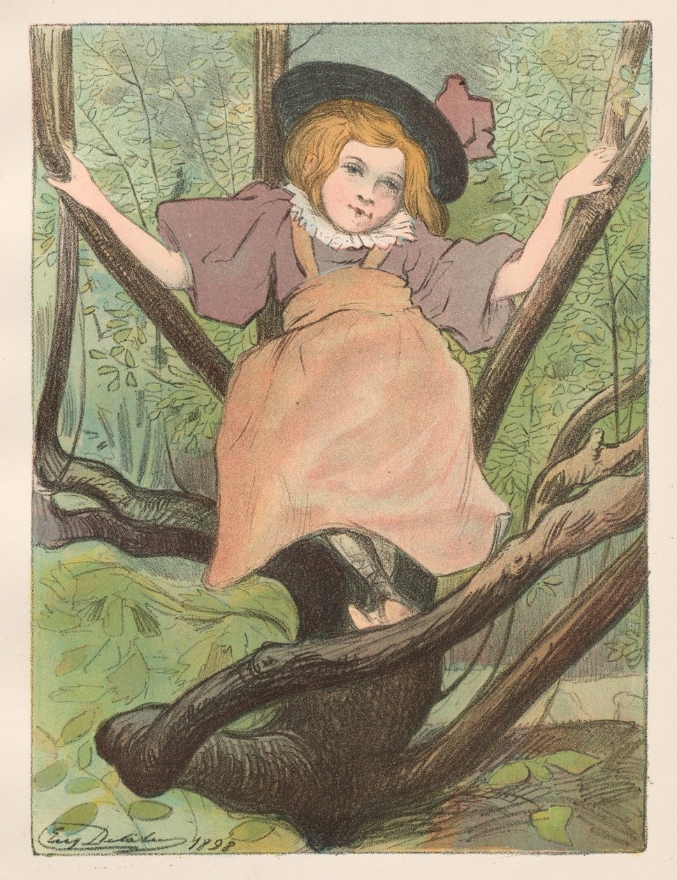 Kacia, 1898. alkotó: Eugène Delâtre