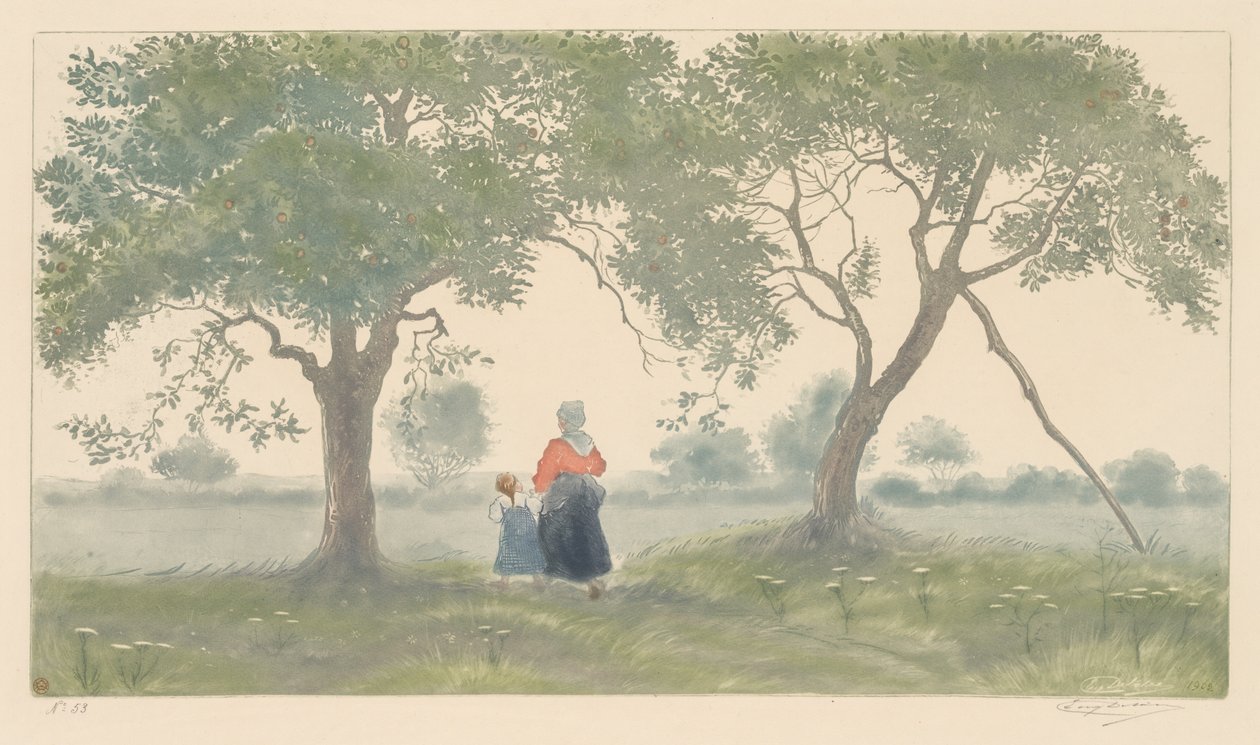 Az almafák, 1902. alkotó: Eugène Delâtre