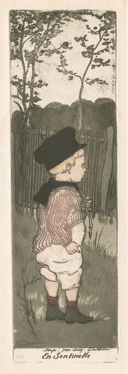 Őrszolgálatban alkotó: Eugène Delâtre