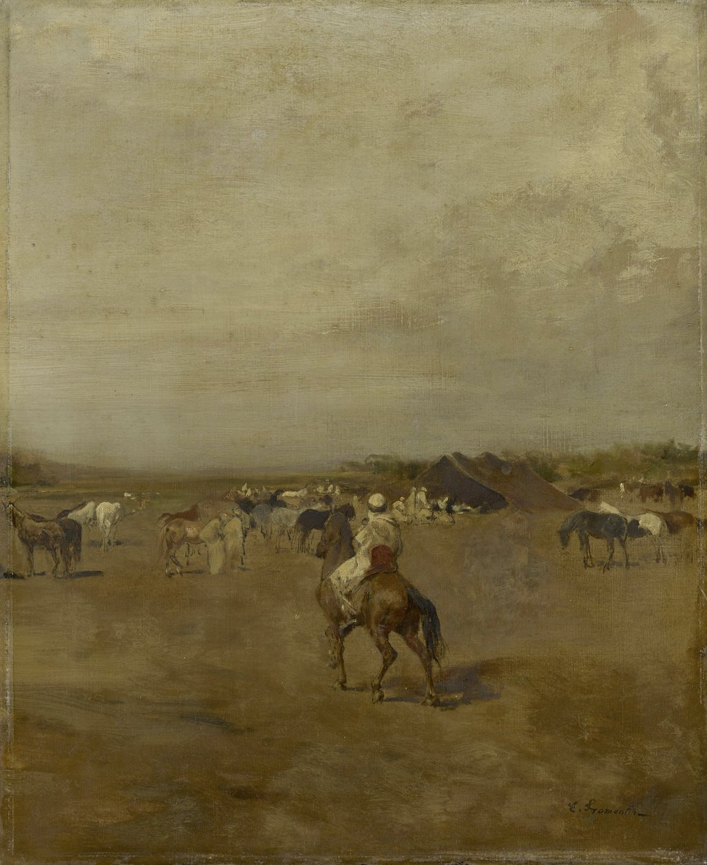 Arab Tábor, 1847 körül alkotó: Eugène Fromentin