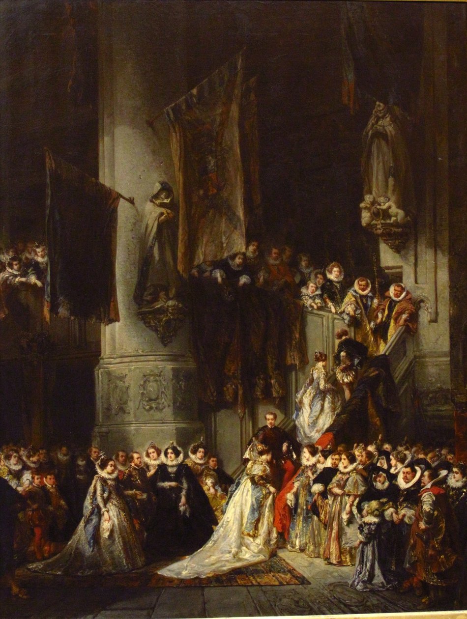 Szertartás a delfti templomban. alkotó: Eugene Isabey