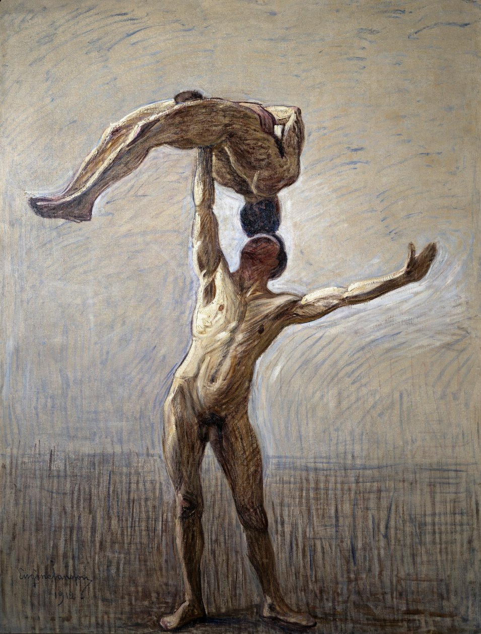 Sportolók, 1912 alkotó: Eugène Jansson