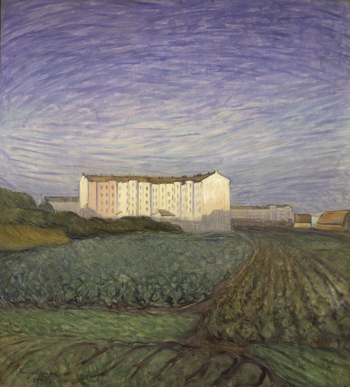 A város széle, 1899 alkotó: Eugène Jansson