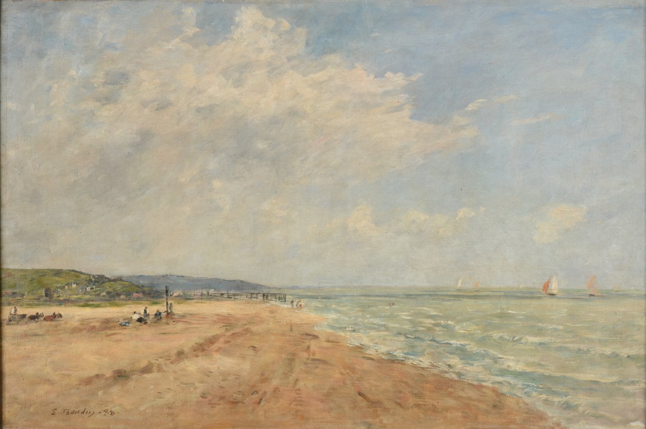 Dagály (Saint-Valéry-öböl) alkotó: Eugene Louis Boudin